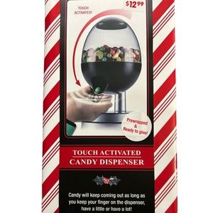 Touch activated candy dispenser